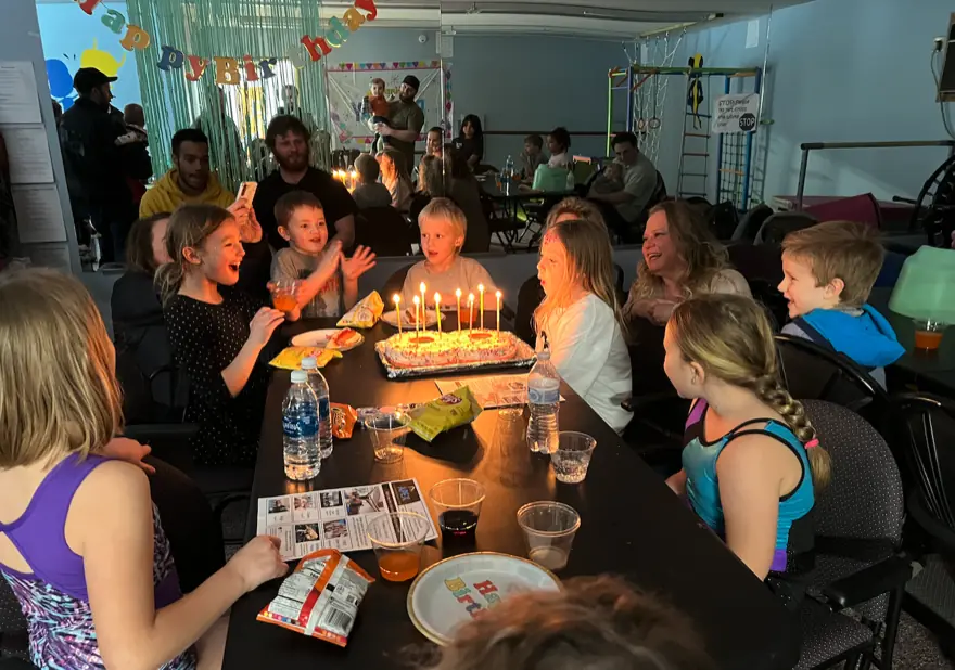 Open gym birthday party