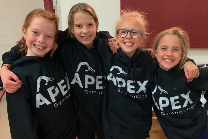 Apex competition gymnastics team
